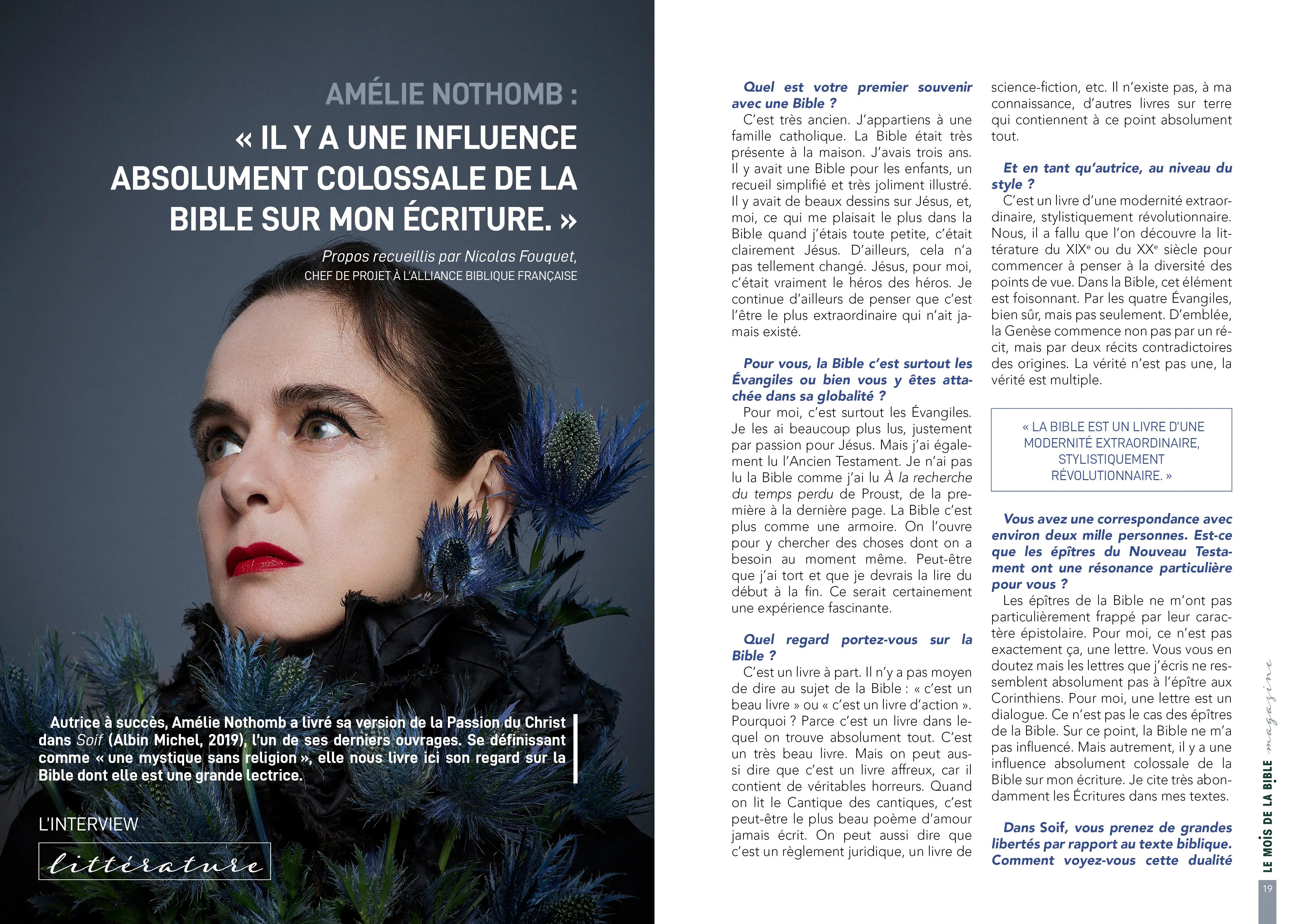 Mois de la Bible - Magazine